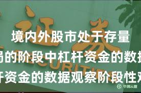 境内外股市处于存量博弈格局的阶段中杠杆资金的数据观察阶段性观